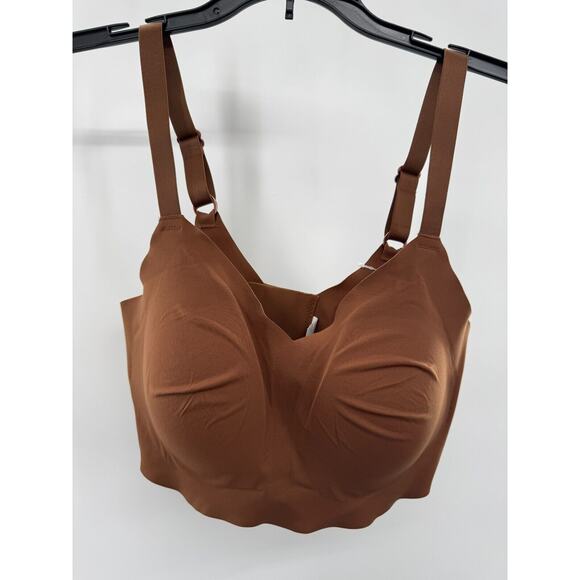 aerie Other - Aerie Coussine Women T Shirt Bra Bronze XXL Wireless Removable Pads Seamless NWT